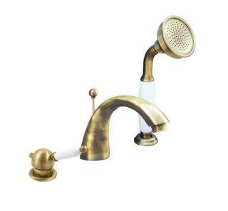 Смеситель на борт ванны Rav Slezak Labe L569.5SSM бронза