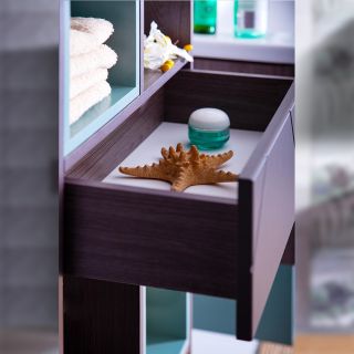 Пенал Бриклаер Кристалл 4627125414763 60 см ясень анкор темный