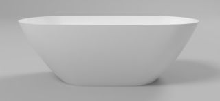 Ванна из искусственного камня Whitecross Onyx D 0207.160075.100 160x75см белый глянец