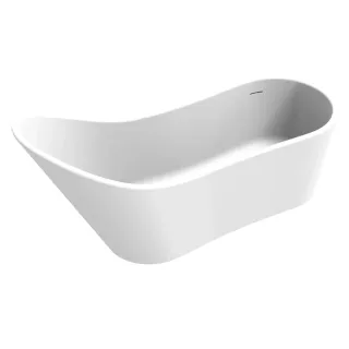 Ванна из искусственного камня Timo Kirsti KIRSTI1785L левая 180x75 см белый