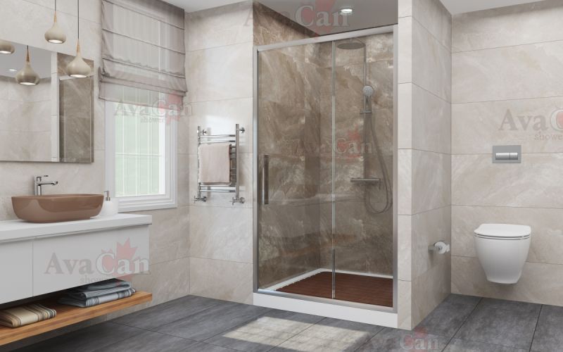 Душевая дверь в нишу AvaCan FС 160-180 хром