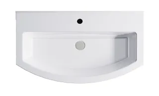 Тумба с раковиной Astra-Form Венеция 2.0 3 3100003ral7024+04010022 80 см тёмно-серый матовый