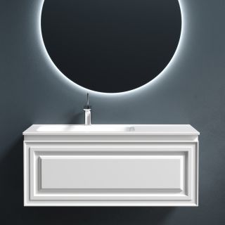 Подвесная тумба под раковину Sancos Very VR100LW левая 100см Bianco