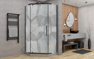 Душевой уголок AvaCan PB 100 MT 100x100 см чёрный