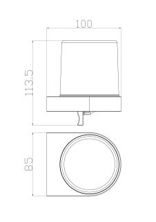 Дозатор для мыла Wonzon & Woghand WW-5251-BG брашированное золото