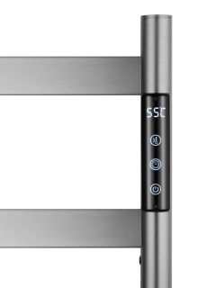 Напольный полотенцесушитель электрический Wonzon & Woghand Essen WW-A406-GM 47x95 см тёмный графит