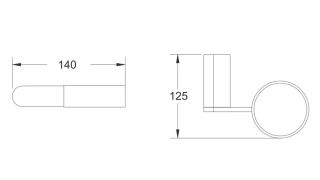 Мыльница Rose RG1703 хром