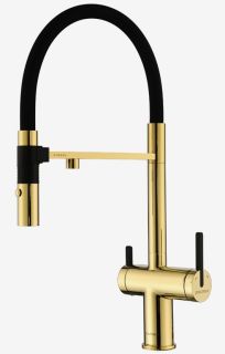 Смеситель для кухни Paulmark Gravity Gr213188-G золото