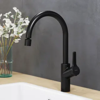 Смеситель для кухни Damixa Eclipse  310722300 высокий черный