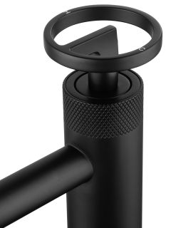 Смеситель для раковины Wonzon & Woghand WW-H1065-MB чёрный матовый