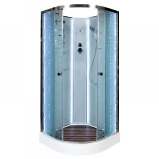 Душевая кабина Deto ЕМ1510 N LED 100х100х208 см