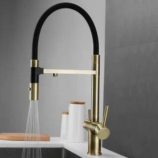 Смеситель для кухни Rose R958Q бронза