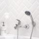 Смеситель для ванны с душем РМС SL85-009E хром