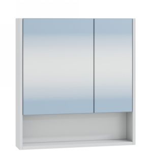 Зеркальный шкаф СанТа Сити 700337 60см белый