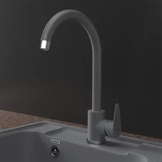 Смеситель для кухни GranFest  URBAN Z-5412 темно-серый